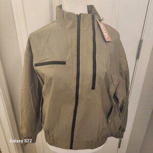 Vivieene Hue Double zip jacket. NWT. Size Large